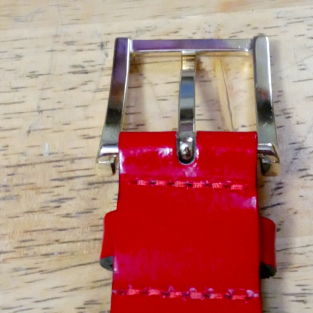 🇬🇧Express Vintage Made in England Red Belt Small,Fits 28-33,New!! Nice Gift.